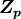 \bm{Z_p}